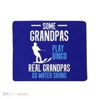 Water Ski Grandpa Skiing Waterski Waterskiing Holiday Waves Great Gift Mousepad thumb 0