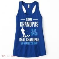 Water Ski Grandpa Skiing Waterski Waterskiing Holiday Waves Great Gift Women's Tank Top thumb 0