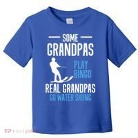 Water Ski Grandpa Skiing Waterski Waterskiing Holiday Waves Great Gift Toddler T-Shirt thumb 0