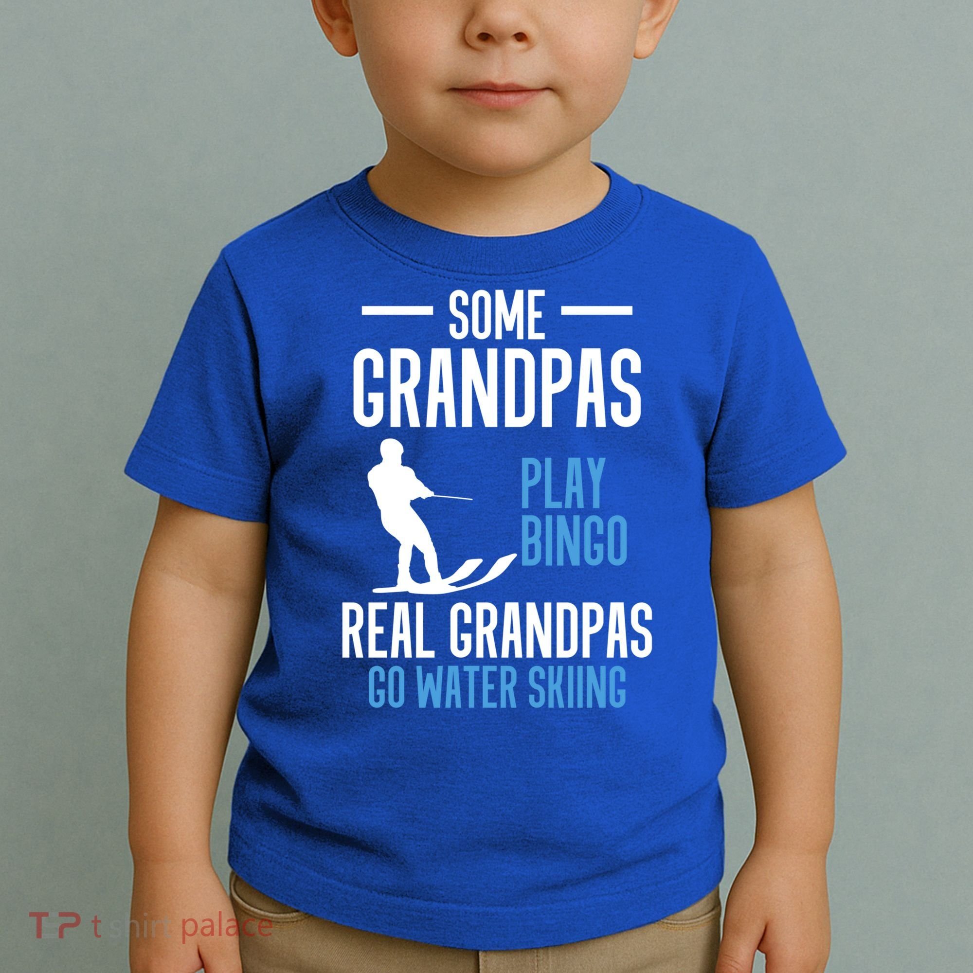 Water Ski Grandpa Skiing Waterski Waterskiing Holiday Waves Great Gift Toddler T-Shirt