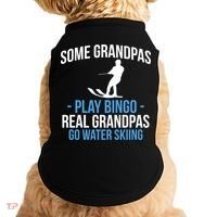 Water Ski Grandpa Skiing Waterski Waterskiing Waves Holiday Gift Doggie Tank thumb 0