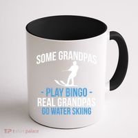 Water Ski Grandpa Skiing Waterski Waterskiing Waves Holiday Gift Coffee Mug thumb 1