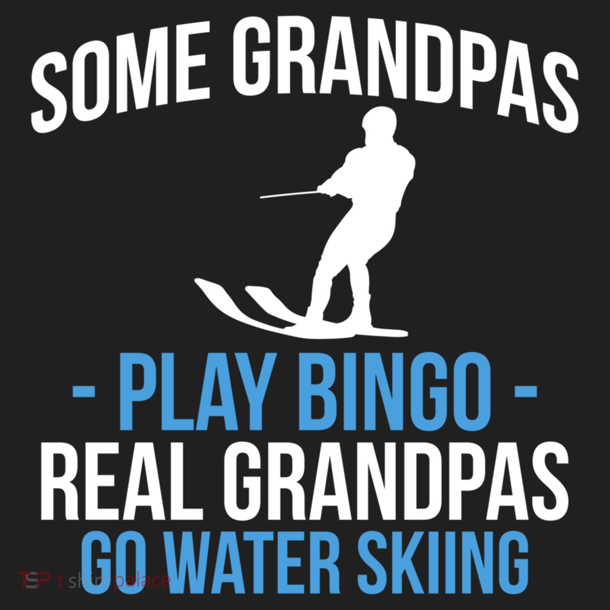 Water Ski Grandpa Skiing Waterski Waterskiing Waves Holiday Gift Beanie