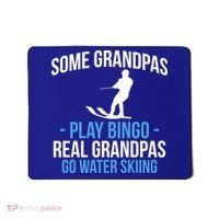 Water Ski Grandpa Skiing Waterski Waterskiing Waves Holiday Gift Mousepad thumb 0