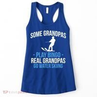 Water Ski Grandpa Skiing Waterski Waterskiing Waves Holiday Gift Women's Tank Top thumb 0
