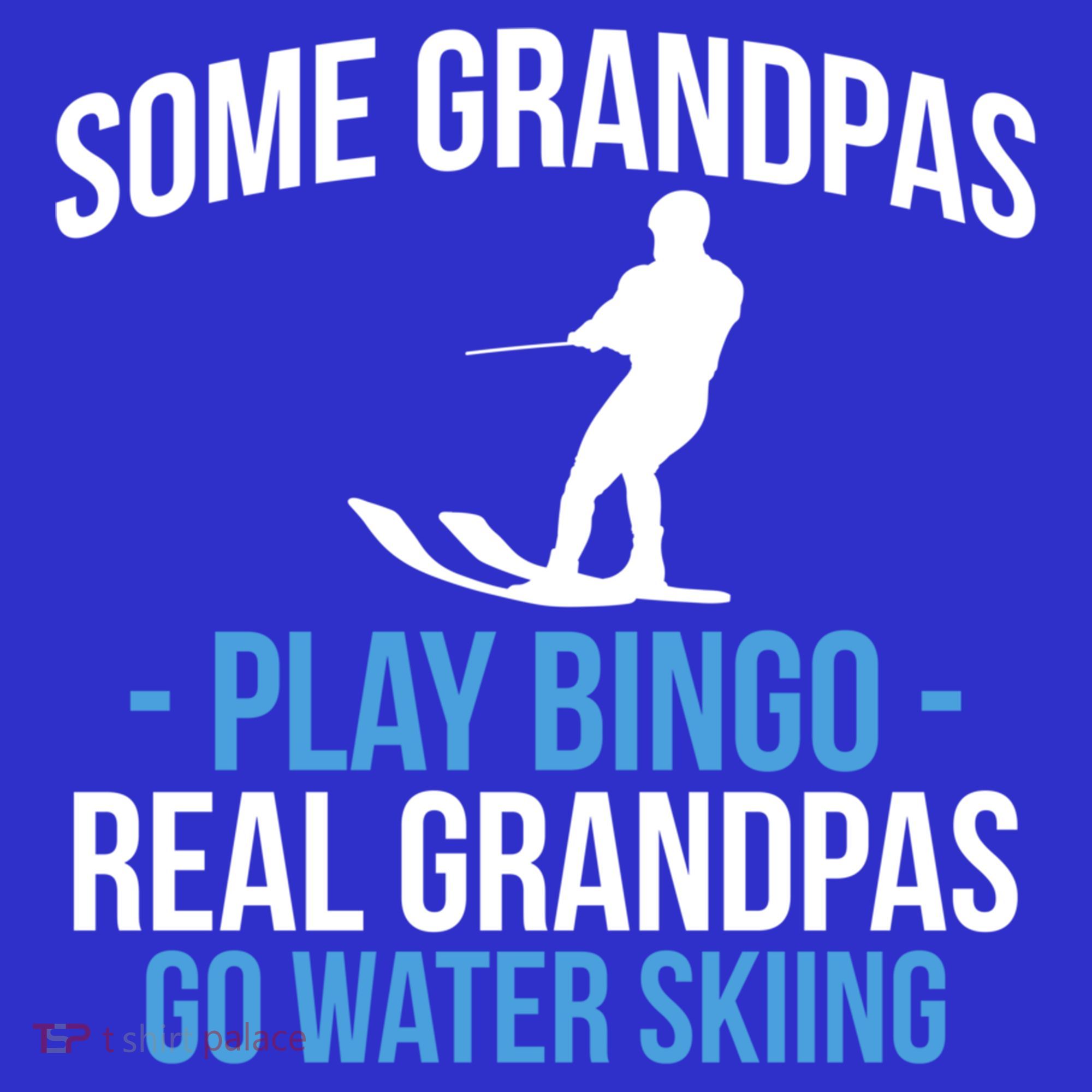 Water Ski Grandpa Skiing Waterski Waterskiing Waves Holiday Gift Women's Tank Top
