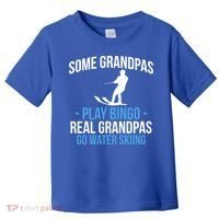 Water Ski Grandpa Skiing Waterski Waterskiing Waves Holiday Gift Toddler T-Shirt thumb 0