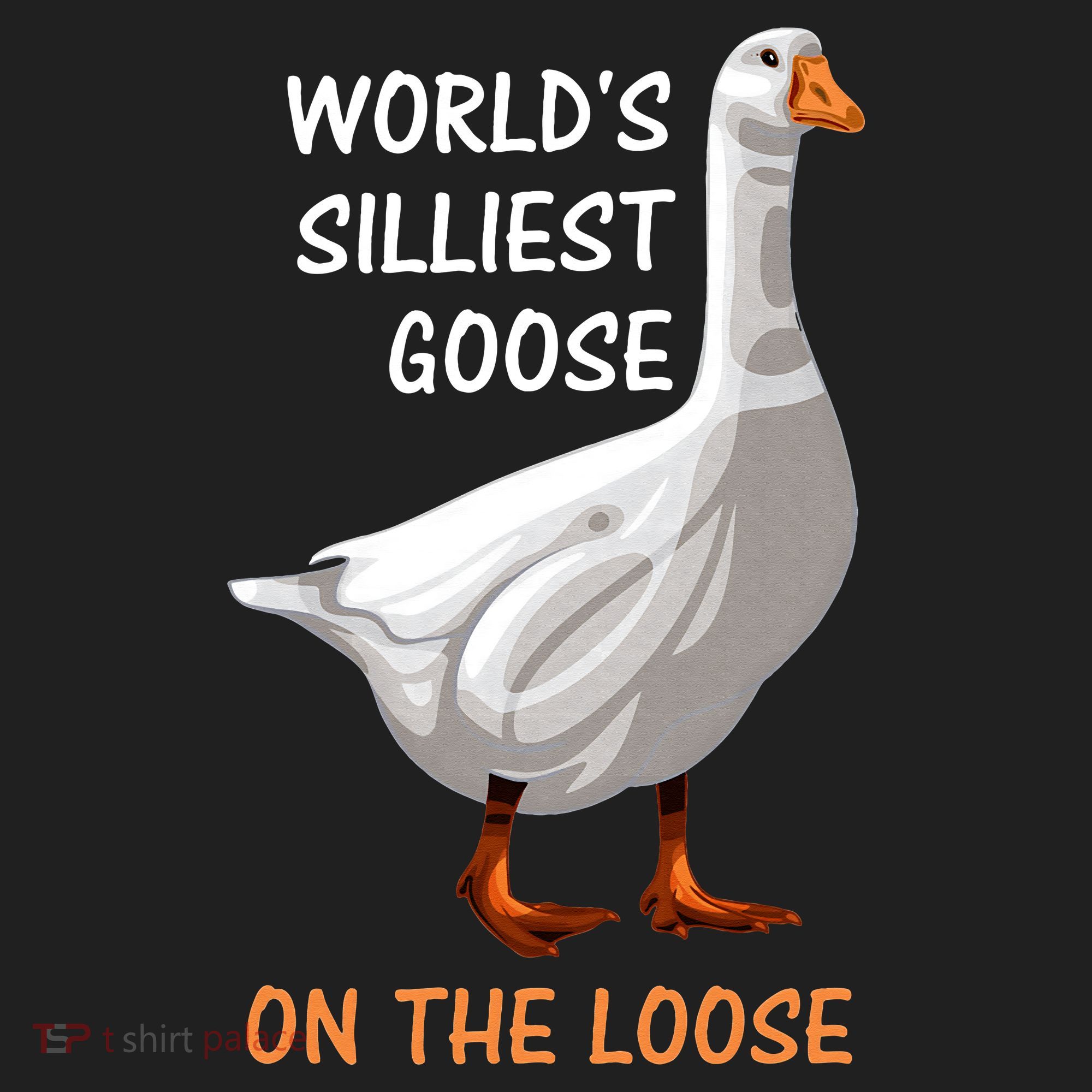 World's Silliest Goose On The Loose Funny Silly Women's Sweatshirt
