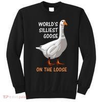 World's Silliest Goose On The Loose Funny Silly Sweatshirt thumb 0