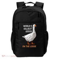 World's Silliest Goose On The Loose Funny Silly Backpack thumb 0