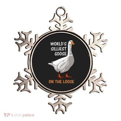 World's Silliest Goose On The Loose Funny Silly Ornament