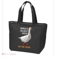 World's Silliest Goose On The Loose Funny Silly Tote Bag thumb 3