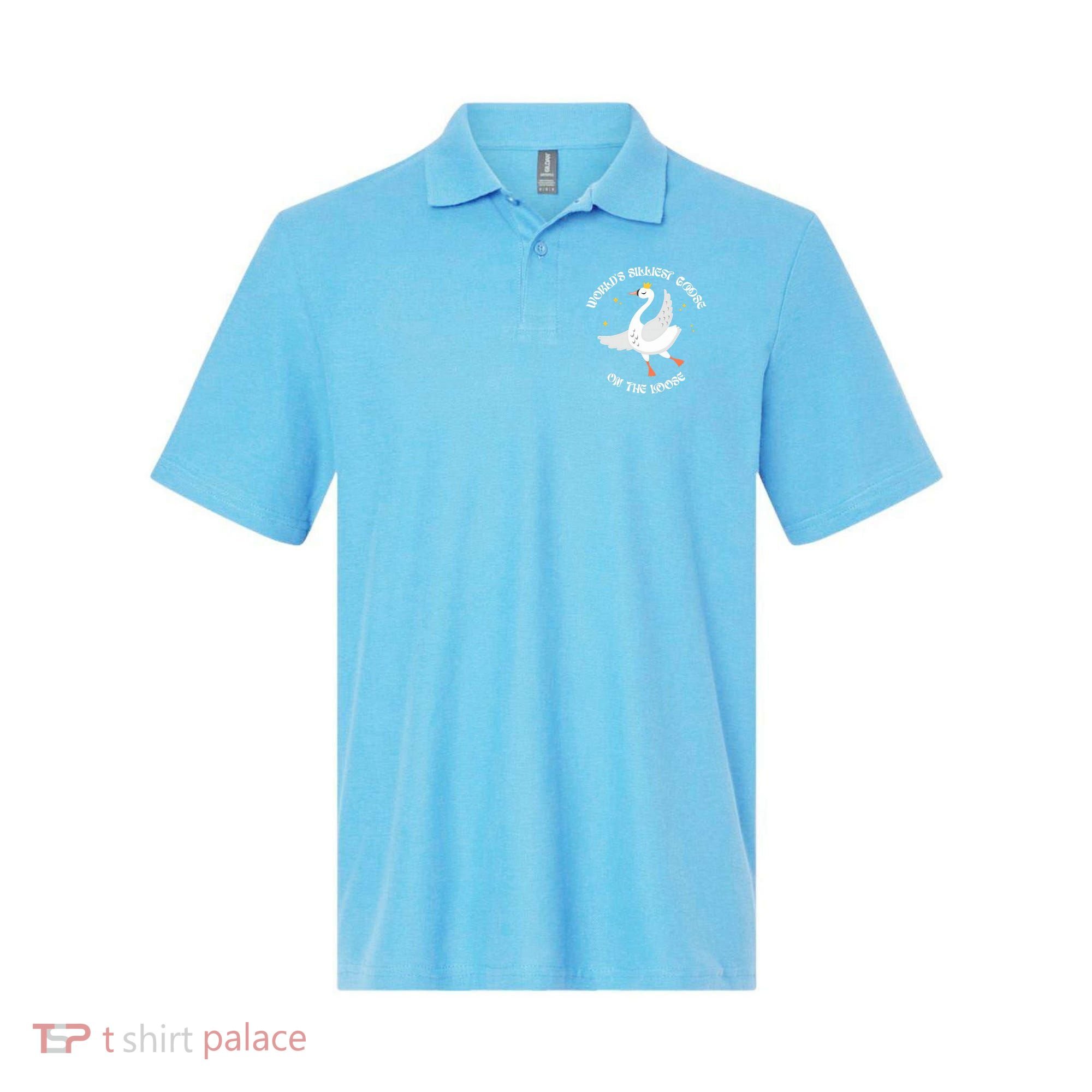 World's Silliest Goose On The Loose Funny Polo