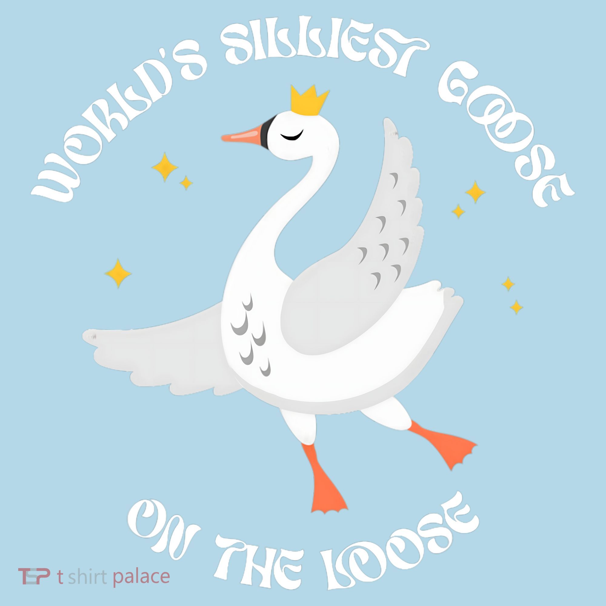 World's Silliest Goose On The Loose Funny Polo