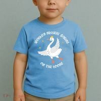World's Silliest Goose On The Loose Funny Toddler T-Shirt thumb 2
