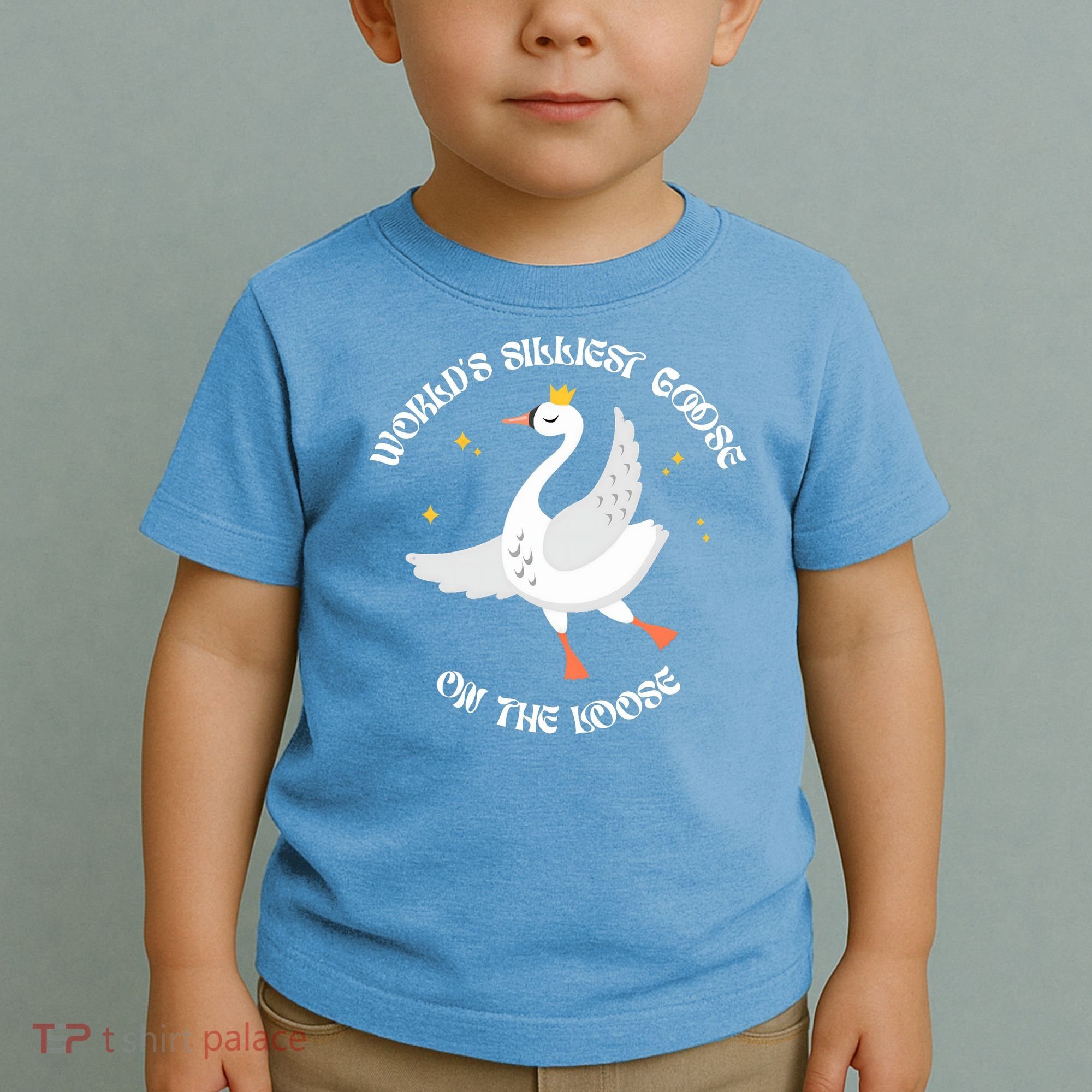 World's Silliest Goose On The Loose Funny Toddler T-Shirt
