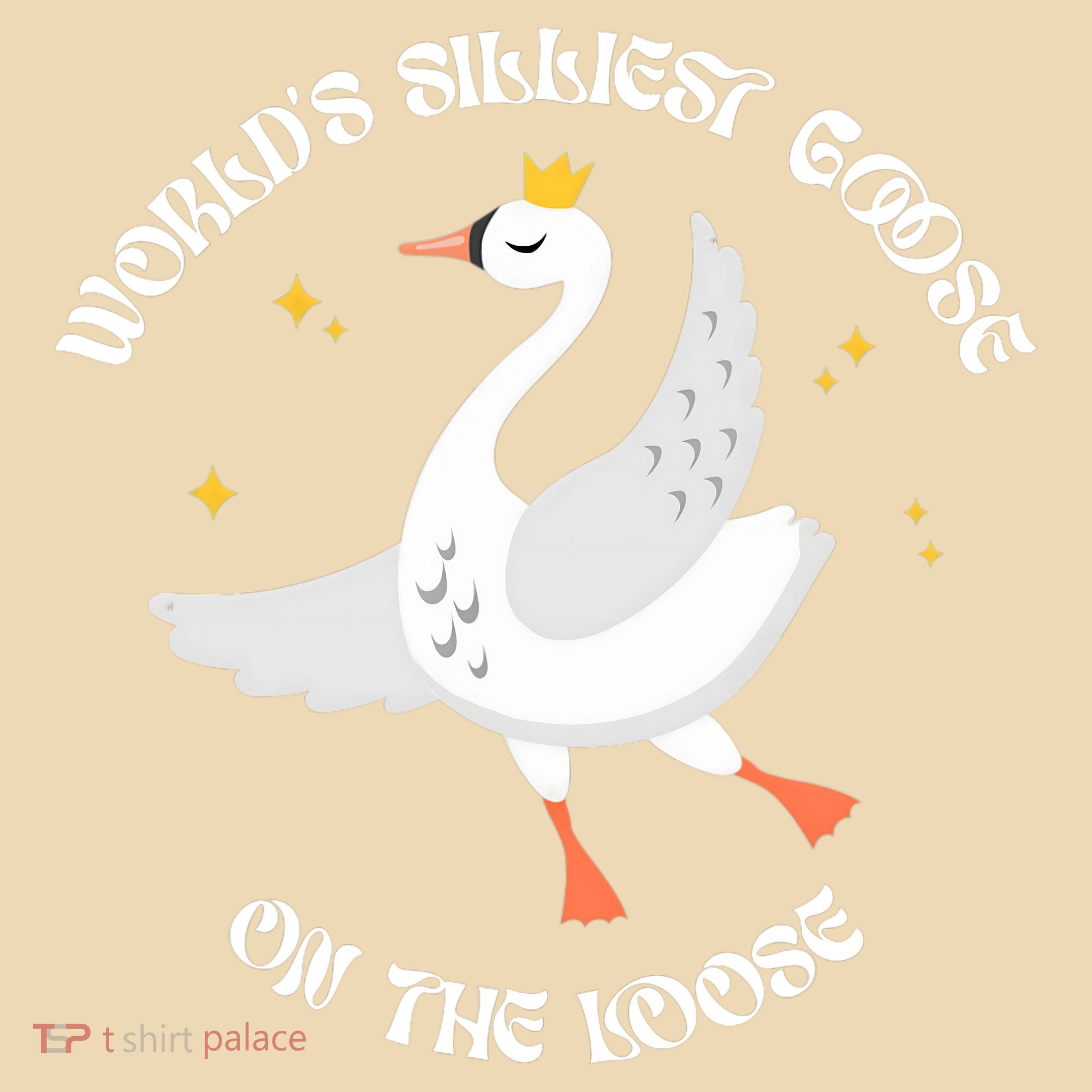 World's Silliest Goose On The Loose Funny Tote Bag