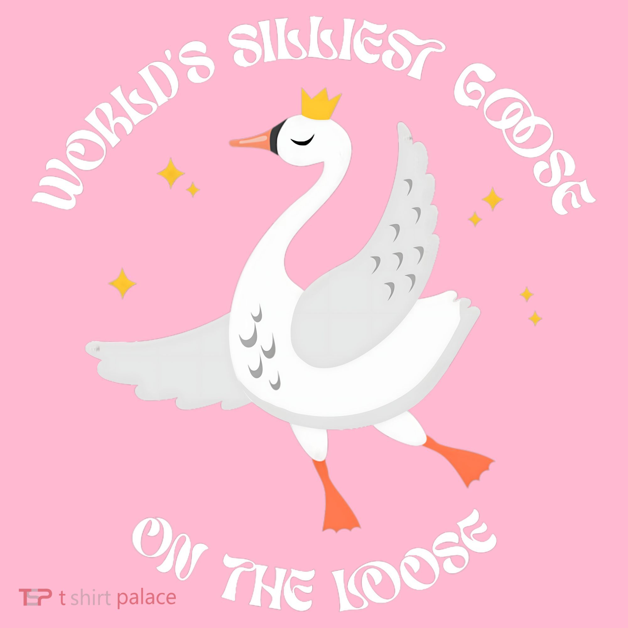 World's Silliest Goose On The Loose Funny Coaster