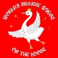 World's Silliest Goose On The Loose Funny Santa Hat thumb 1