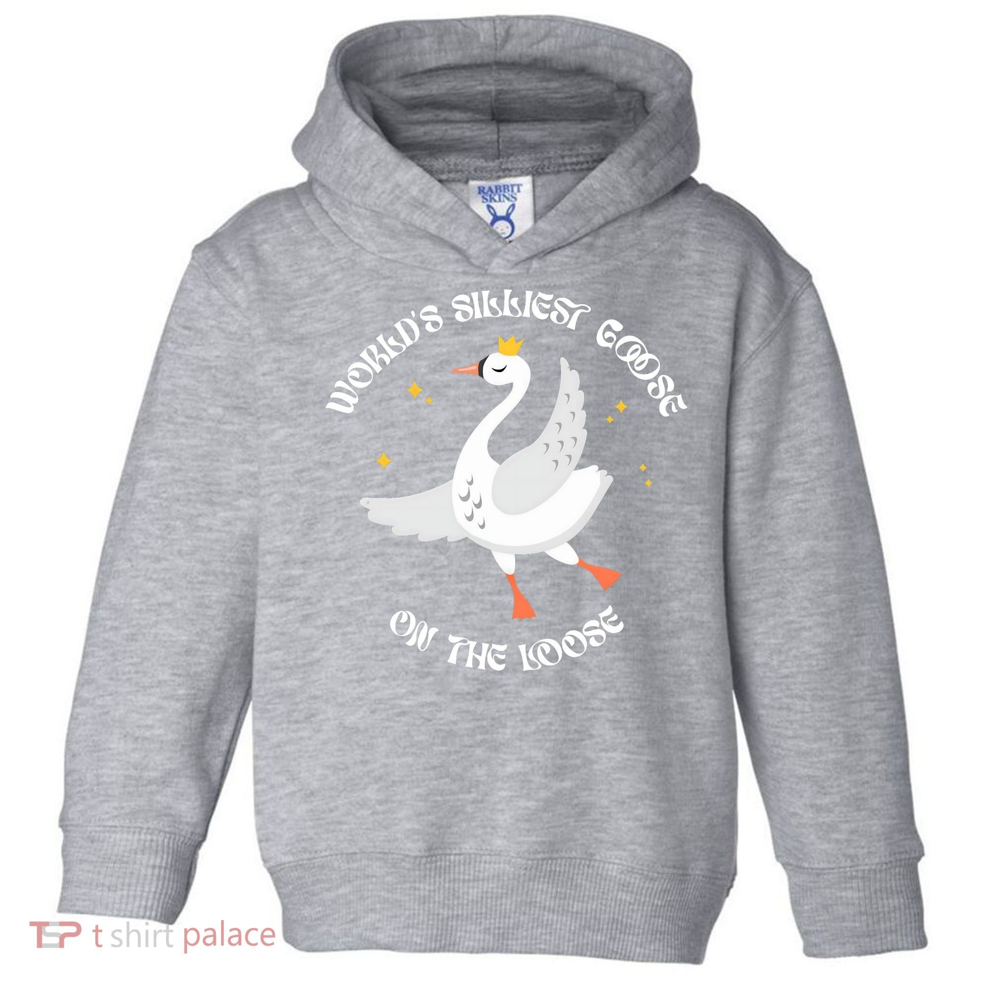 World's Silliest Goose On The Loose Funny Toddler Hoodie