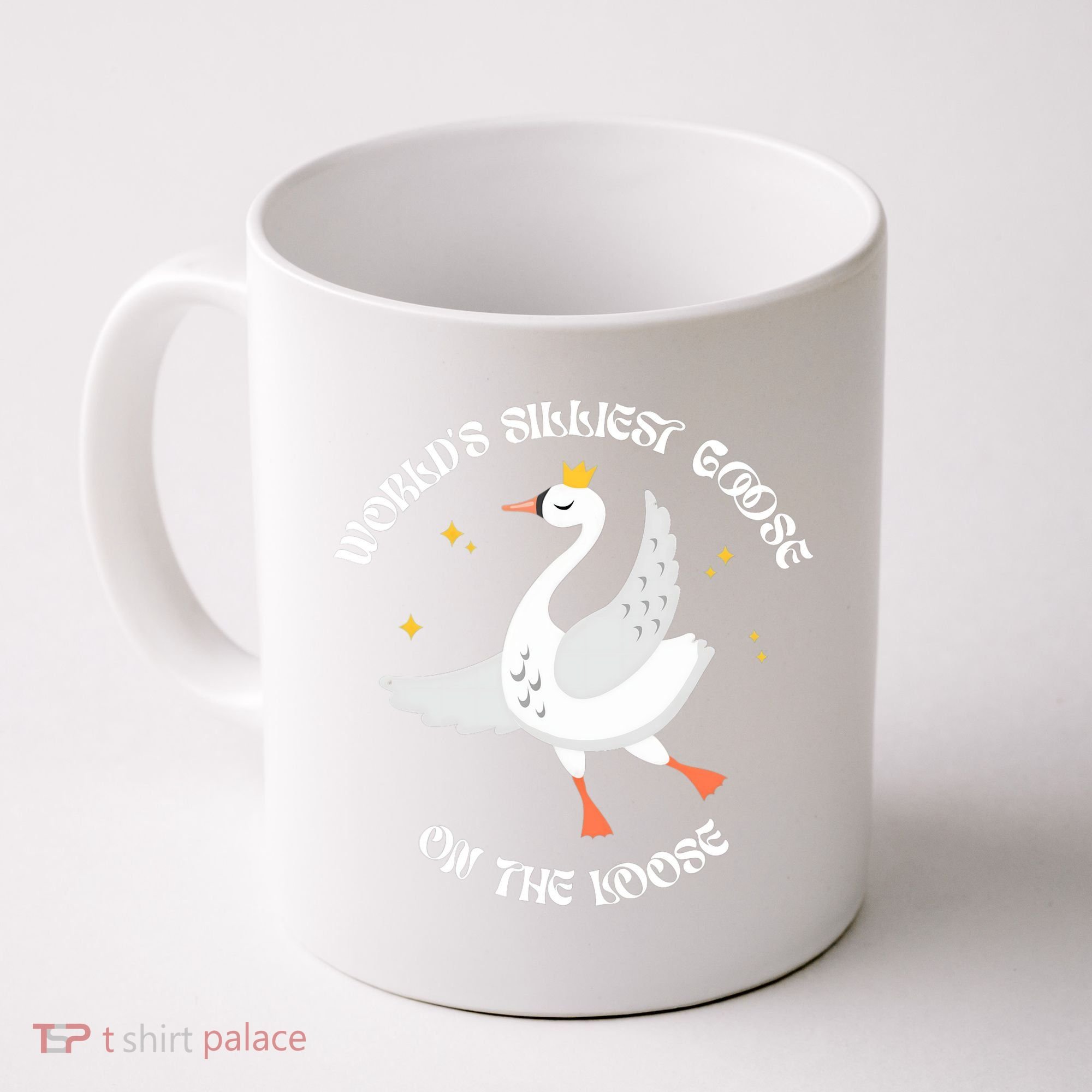 World's Silliest Goose On The Loose Funny Coffee Mug