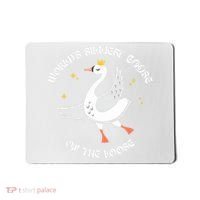 World's Silliest Goose On The Loose Funny Mousepad thumb 0