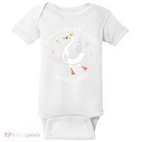 World's Silliest Goose On The Loose Funny Baby Bodysuit thumb 0