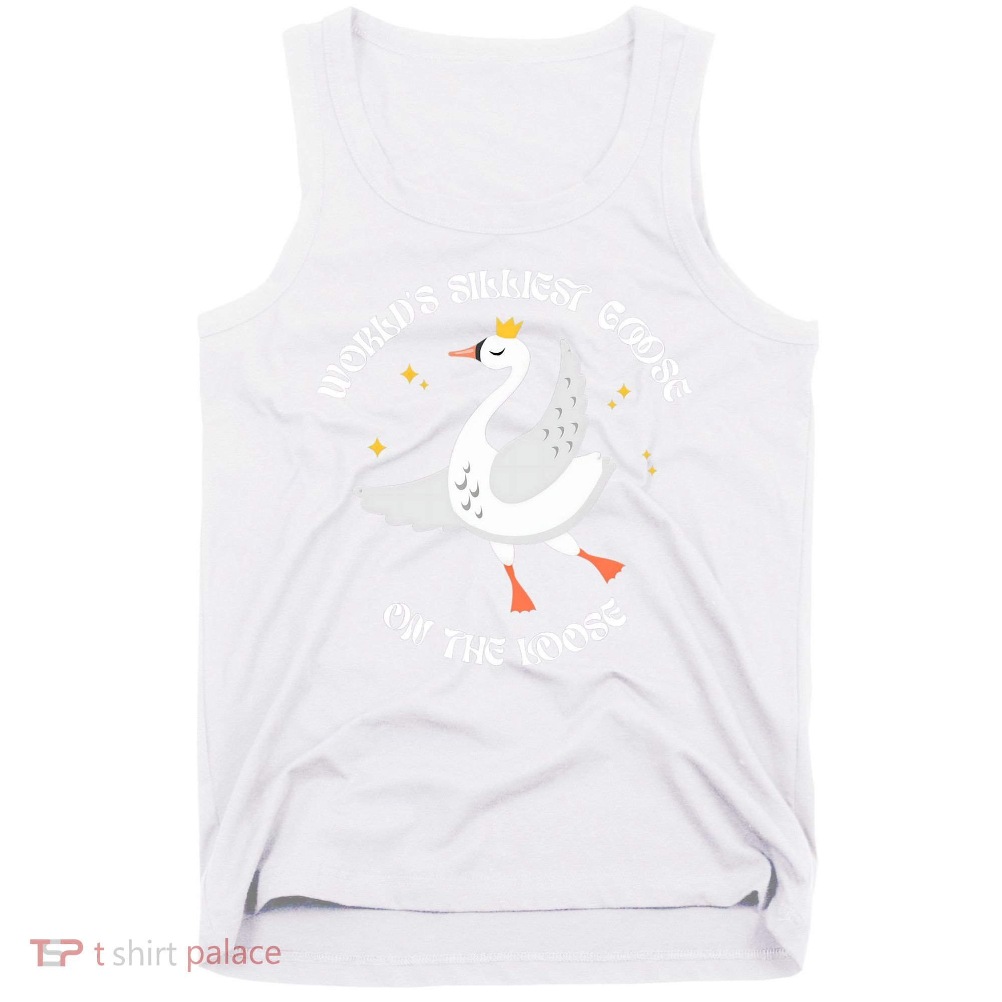 World's Silliest Goose On The Loose Funny Tank Top
