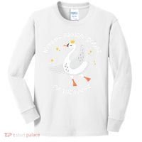 World's Silliest Goose On The Loose Funny Kids Long Sleeve Shirt thumb 0