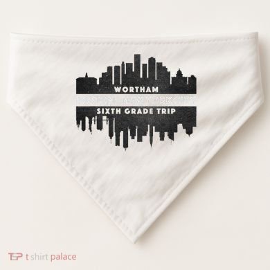 Wortham Sixth Grade Trip USA-Made Doggie Bandana