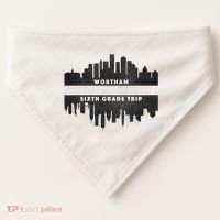 Wortham Sixth Grade Trip USA-Made Doggie Bandana thumb 0