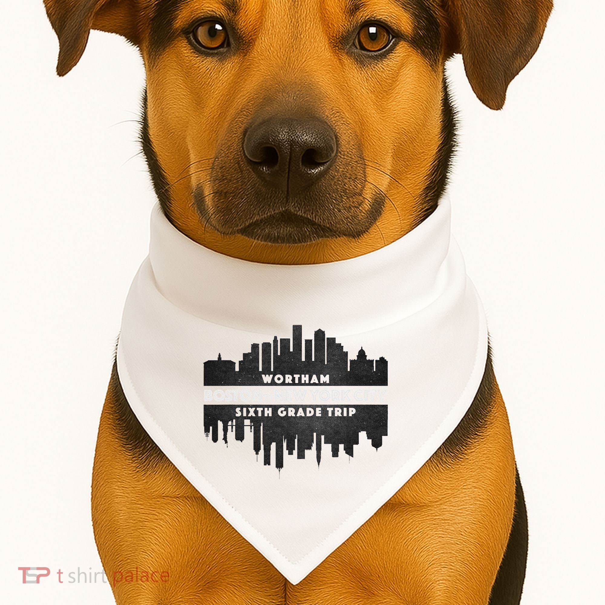 Wortham Sixth Grade Trip USA-Made Doggie Bandana