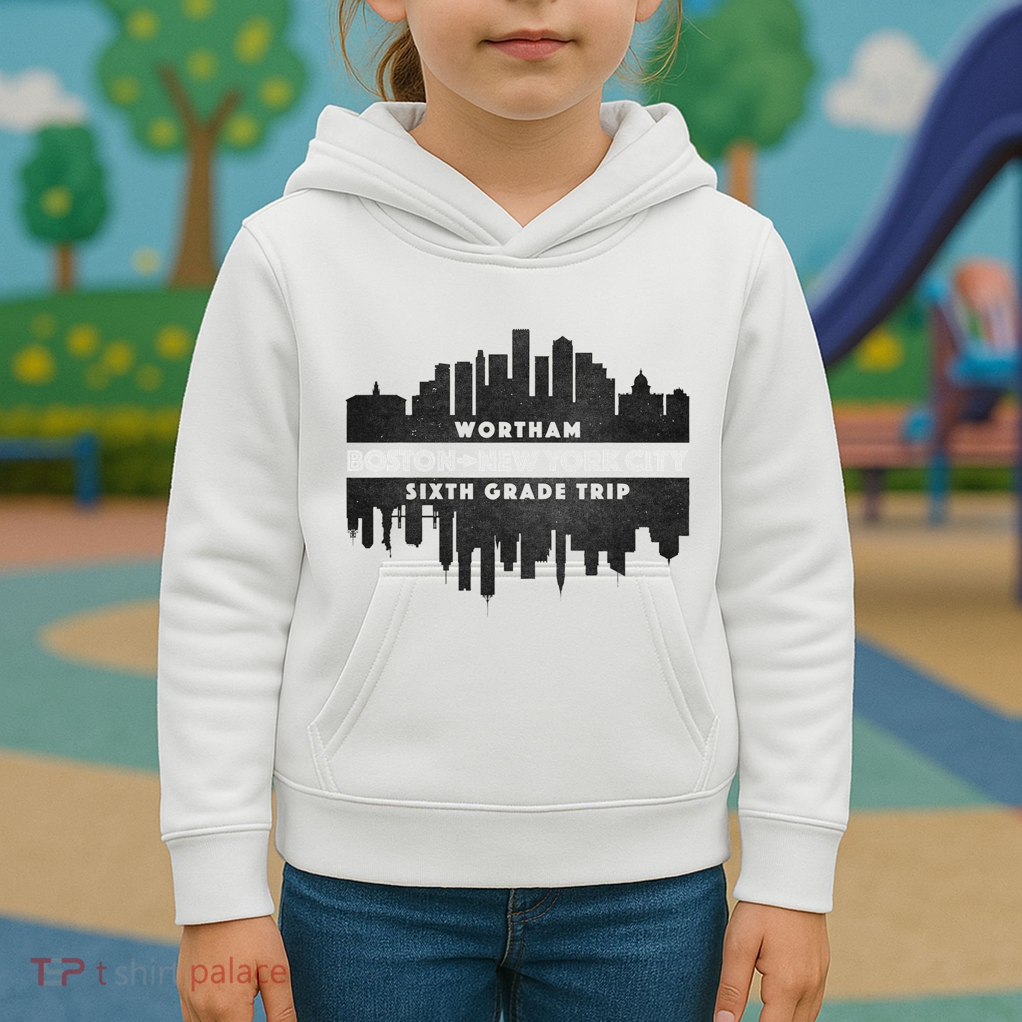 Wortham Sixth Grade Trip Kids Hoodie