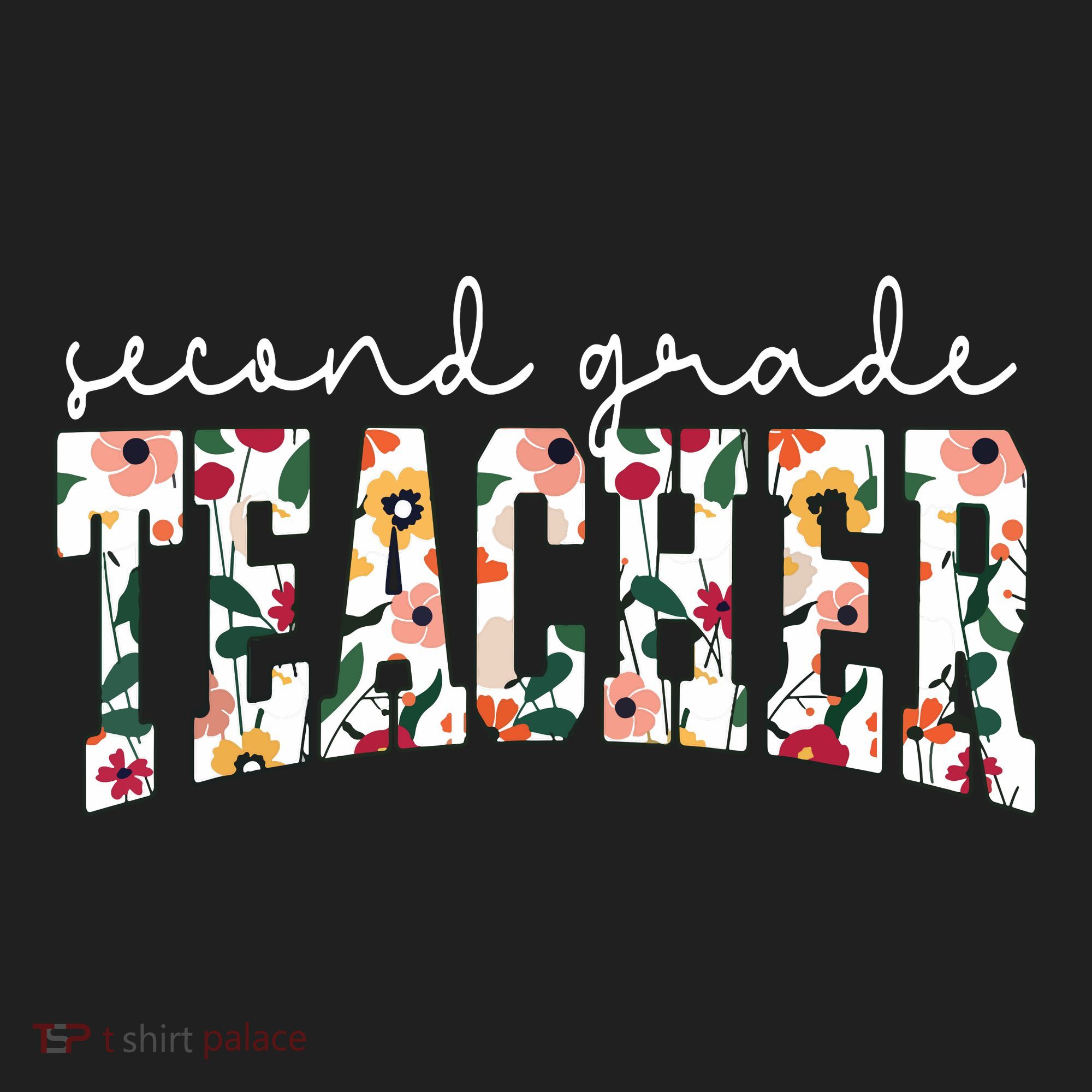 Wildflowers Second Grade Teacher Back To School 2nd Grade Women's Sweatshirt
