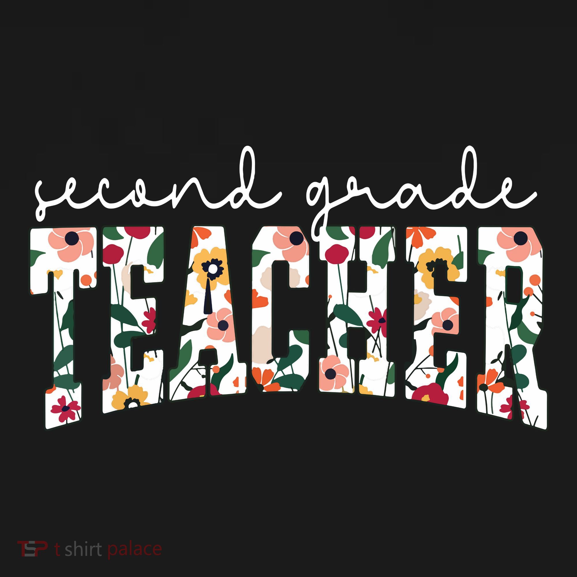 Wildflowers Second Grade Teacher Back To School 2nd Grade Apron