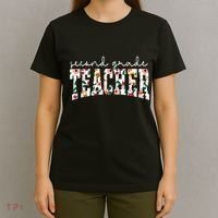 Wildflowers Second Grade Teacher Back To School 2nd Grade T-Shirt thumb 4