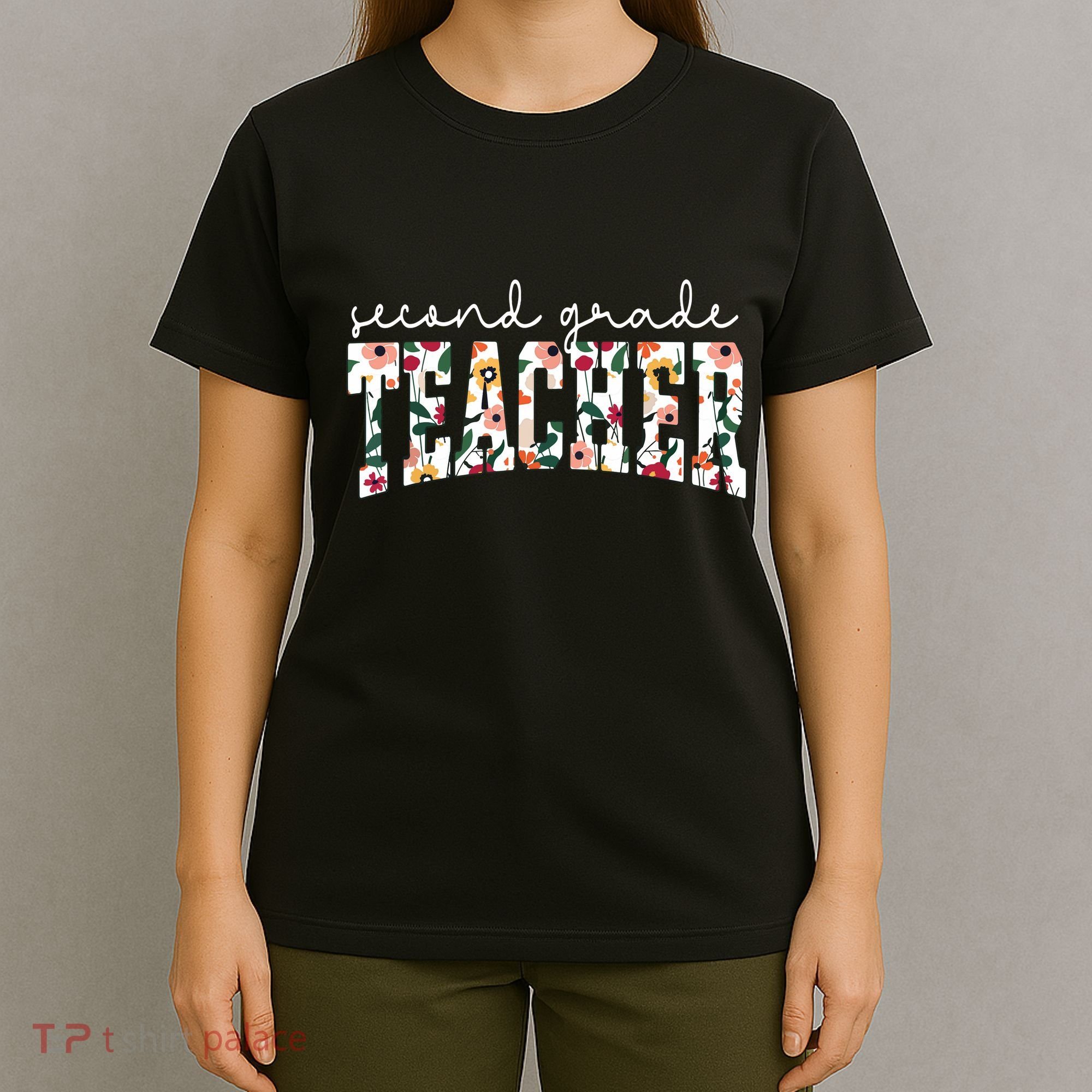 Wildflowers Second Grade Teacher Back To School 2nd Grade T-Shirt