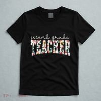 Wildflowers Second Grade Teacher Back To School 2nd Grade T-Shirt thumb 5