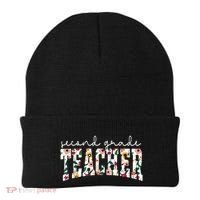 Wildflowers Second Grade Teacher Back To School 2nd Grade Beanie thumb 0