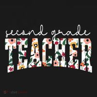 Wildflowers Second Grade Teacher Back To School 2nd Grade Coaster thumb 2