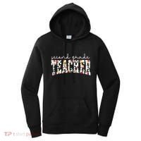 Wildflowers Second Grade Teacher Back To School 2nd Grade Women's Hoodie thumb 0