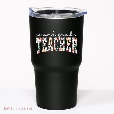 Wildflowers Second Grade Teacher Back To School 2nd Grade Tumbler