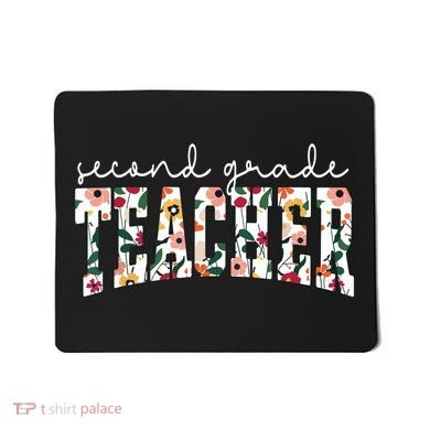 Wildflowers Second Grade Teacher Back To School 2nd Grade Mousepad