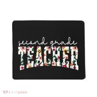 Wildflowers Second Grade Teacher Back To School 2nd Grade Mousepad thumb 0