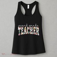 Wildflowers Second Grade Teacher Back To School 2nd Grade Women's Tank Top thumb 3