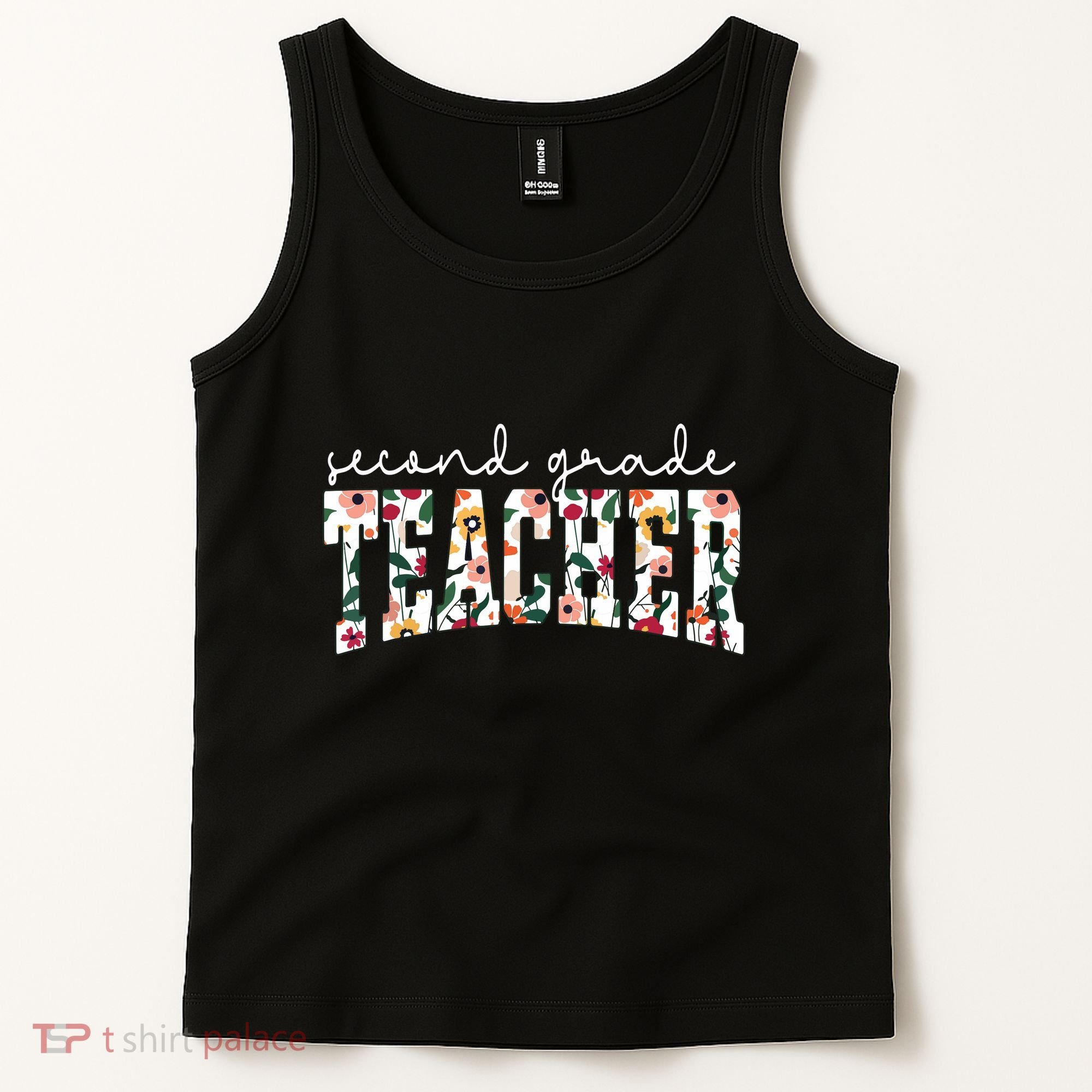 Wildflowers Second Grade Teacher Back To School 2nd Grade Tank Top