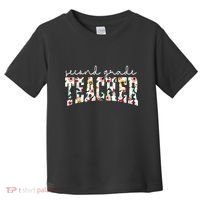 Wildflowers Second Grade Teacher Back To School 2nd Grade Toddler T-Shirt thumb 0