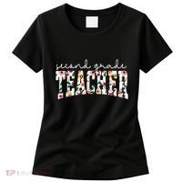 Wildflowers Second Grade Teacher Back To School 2nd Grade Women's T-Shirt thumb 0