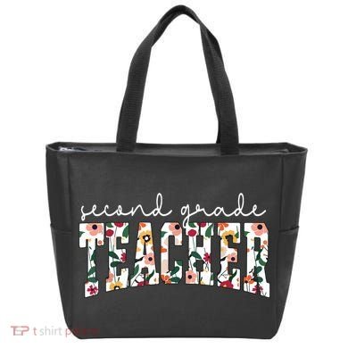 Wildflowers Second Grade Teacher Back To School 2nd Grade Tote Bag