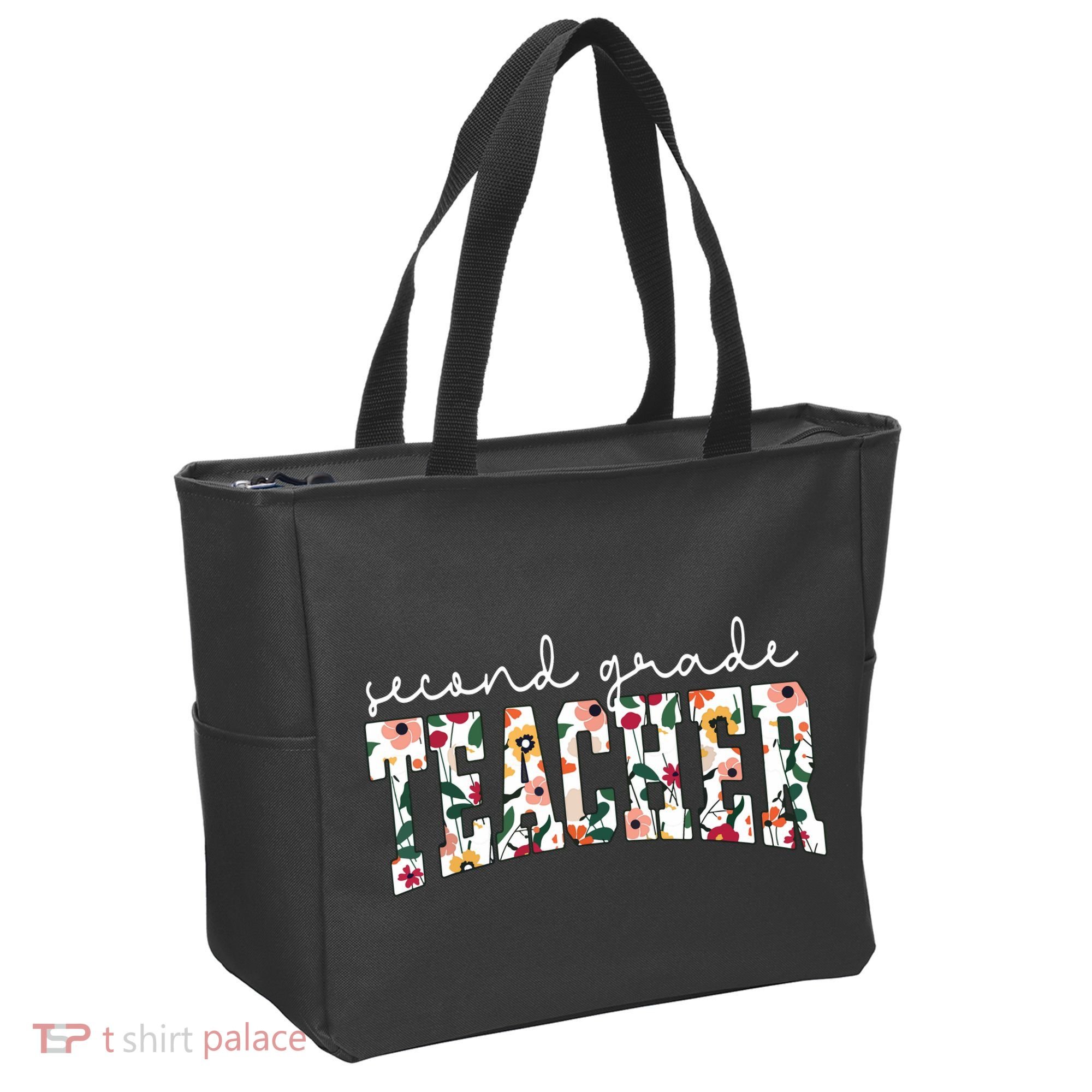 Wildflowers Second Grade Teacher Back To School 2nd Grade Tote Bag